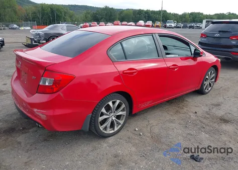 2012 Honda Civic Si from USA, damaged, VIN 2HGFB6E5XCH701657